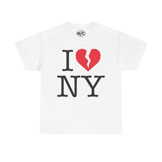 I </3 NY Tee White